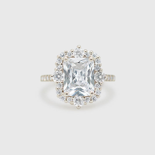 "Amber" Ring- Moissanite Collection