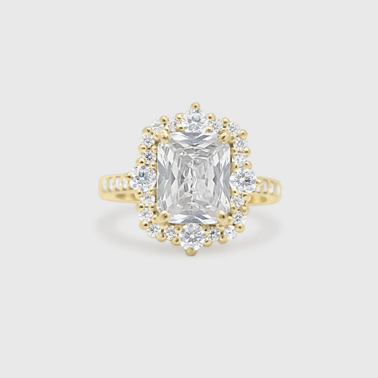 "Amber" Ring- Moissanite Collection