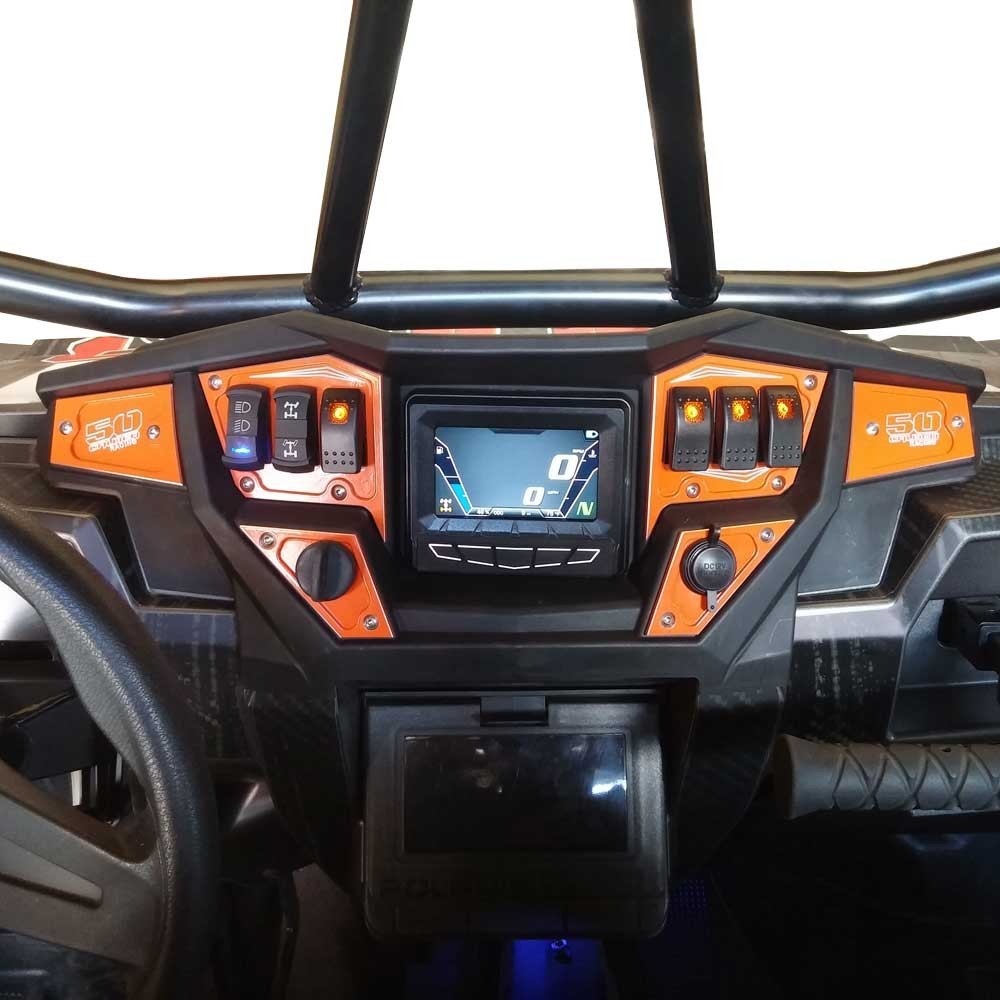RZR Dash Panel Digital GPS 6 piece