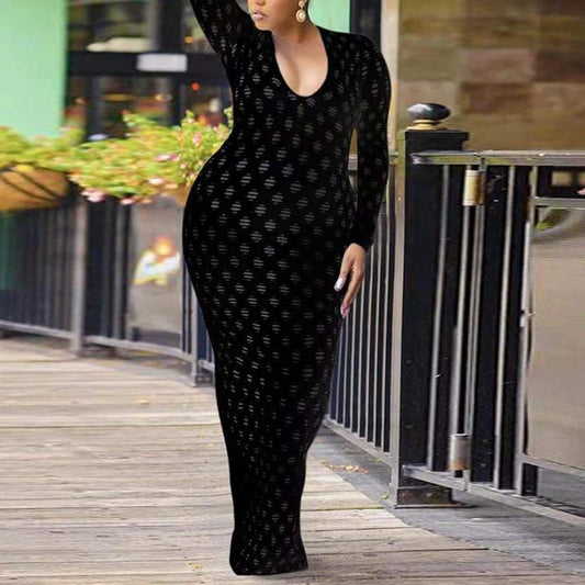 Vestido Grande de Encaje para Primavera de Mujer