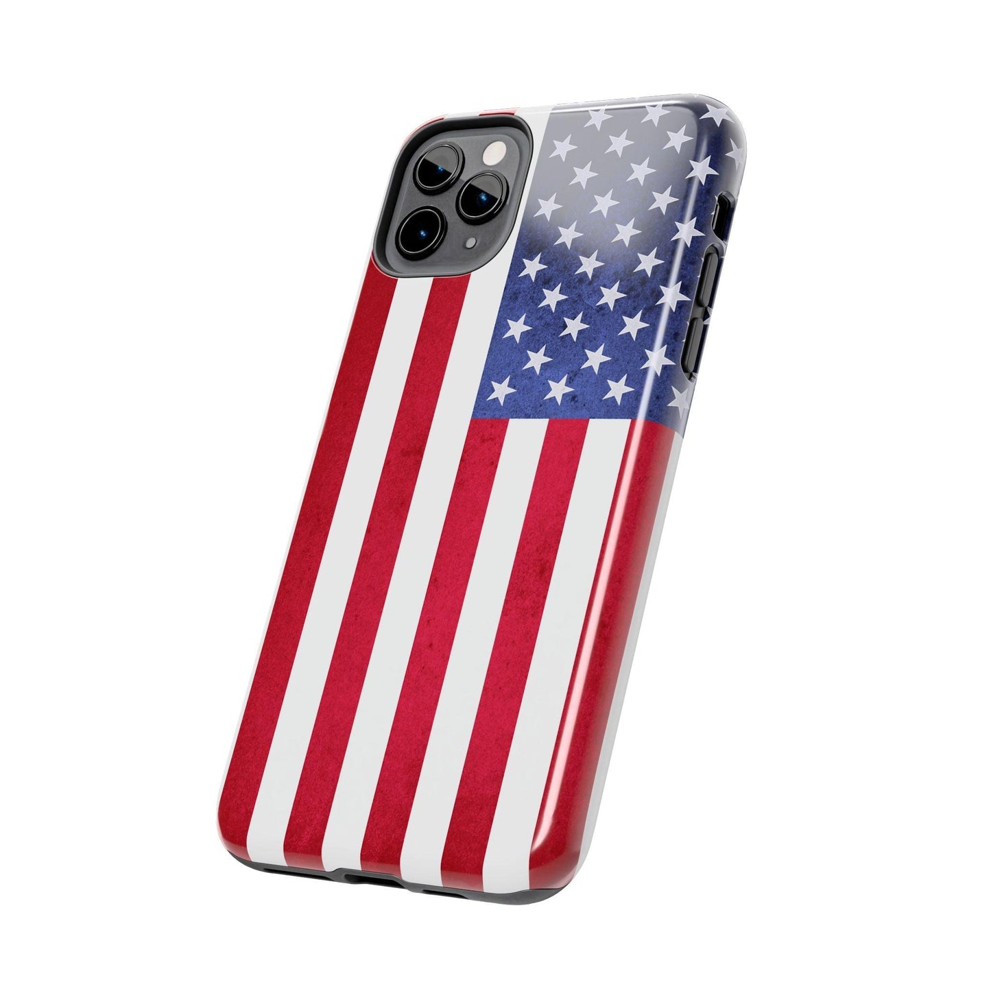 USA Flag Printed Tough Phone Cases