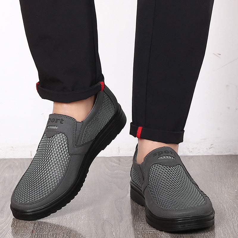Lightweight Casual Soft Sole Senior Dad Flats