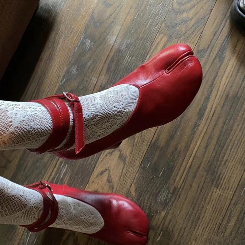 Women's Split Toe Fashion High Heels