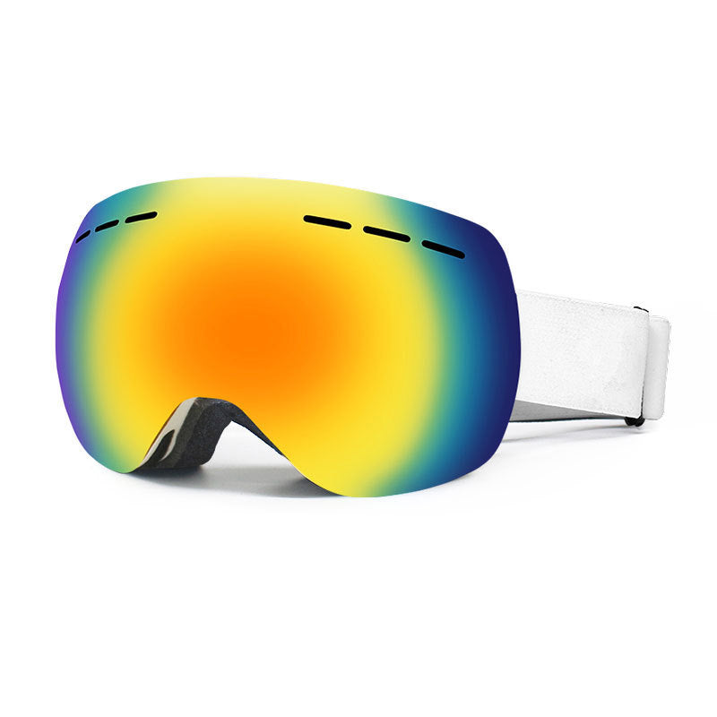 Spherical Ski Double-layer Anti-fog HD Large View Goggles