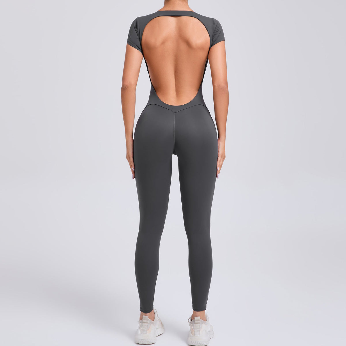 Women's Fashion Solid Color Quick-drying Yoga Bodysuit