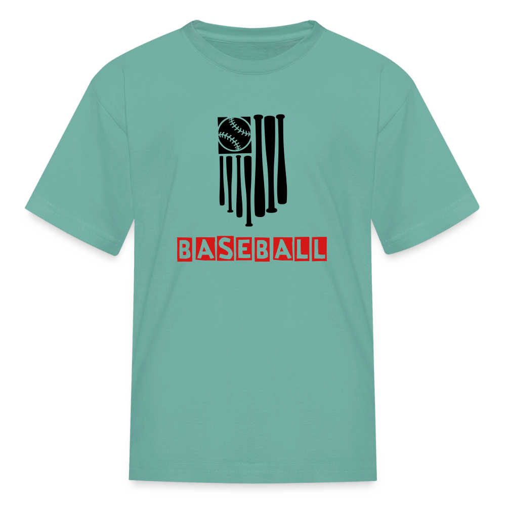 Kid's Baseball Flag T-Shirt