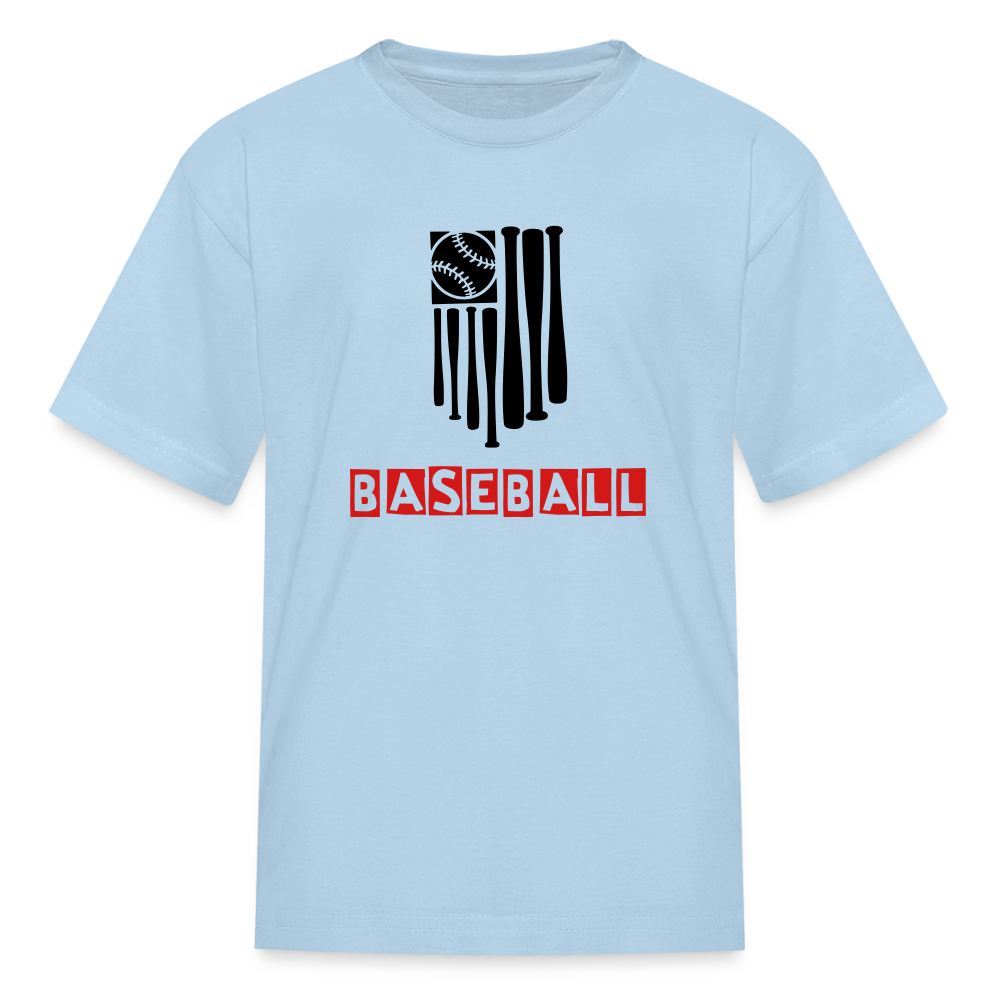 Kid's Baseball Flag T-Shirt