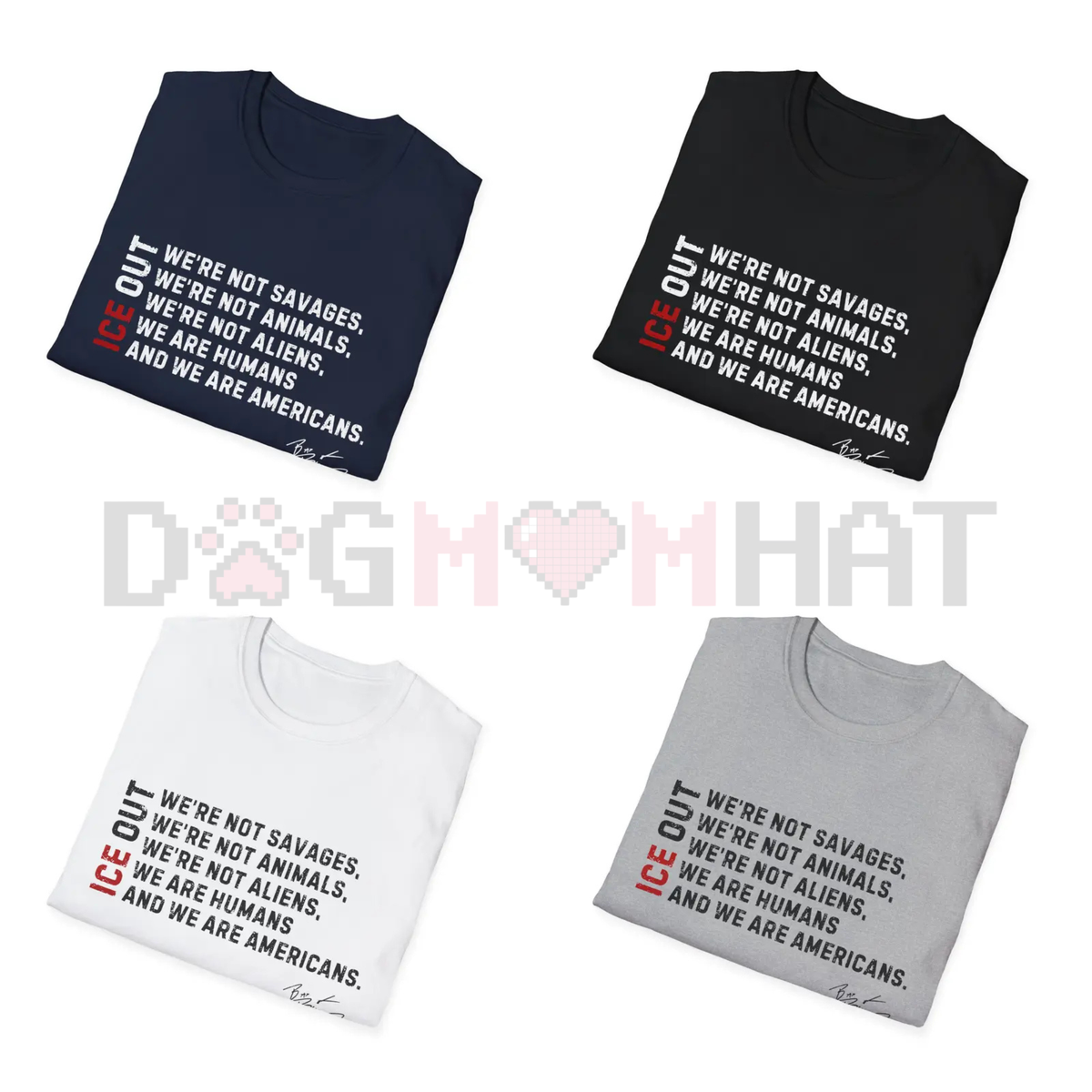 "I.C.E. Out" Political Activist Tee