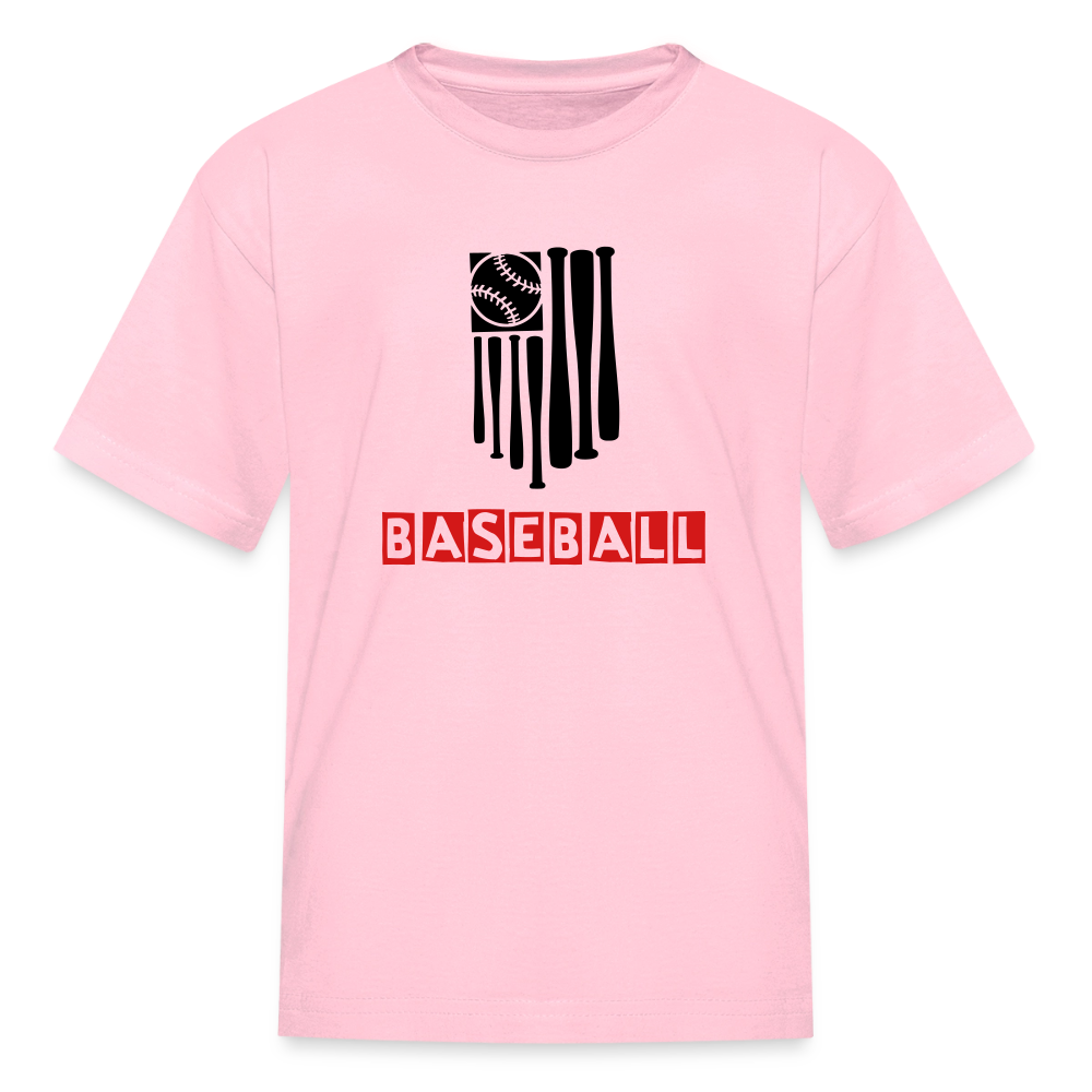 Kid's Baseball Flag T-Shirt