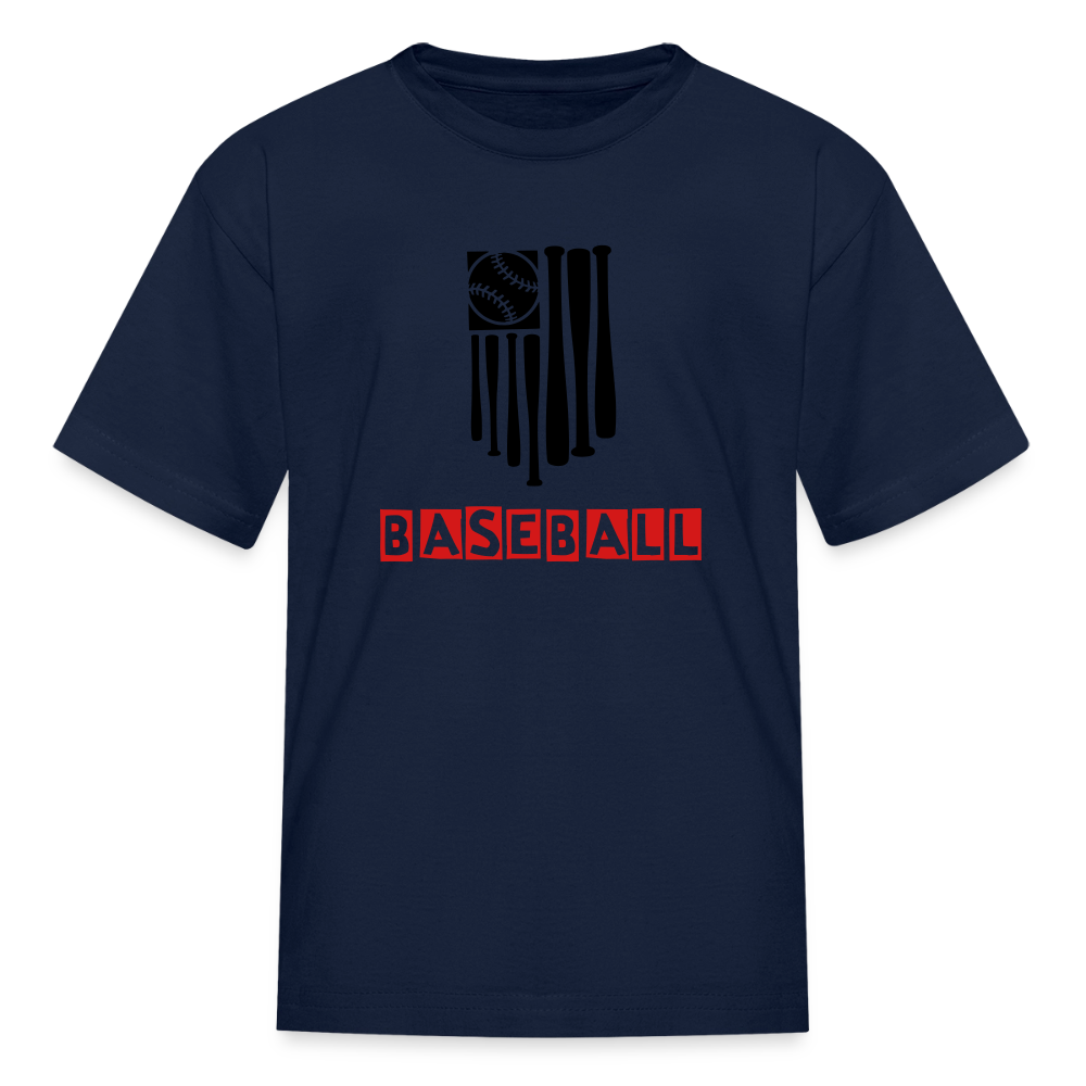 Kid's Baseball Flag T-Shirt