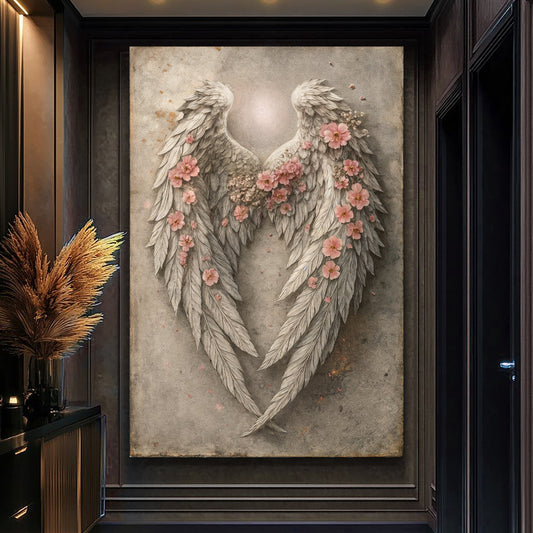Abstract Blooming Wings Wall Art