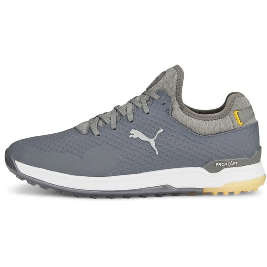 PUMA PROADAPT ALPHACAT Golf Shoes - Quiet Shade/Puma Silver/Yellow Sizzle