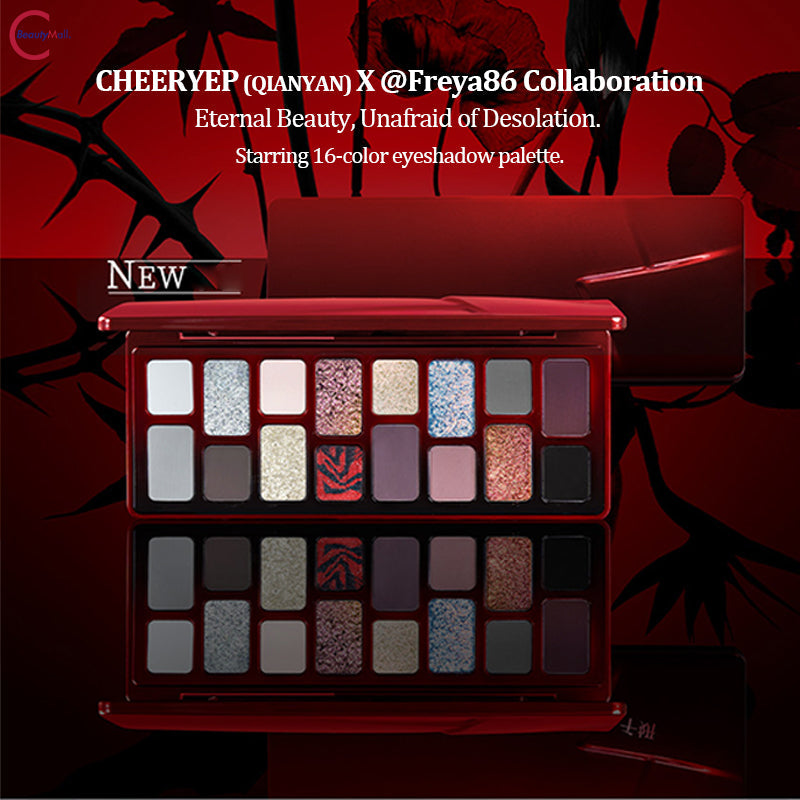 CHEERYEP (QIANYAN) X @freya86_ff  16-Color Natural Star Eye Shadow Palette - 09#Floating Life