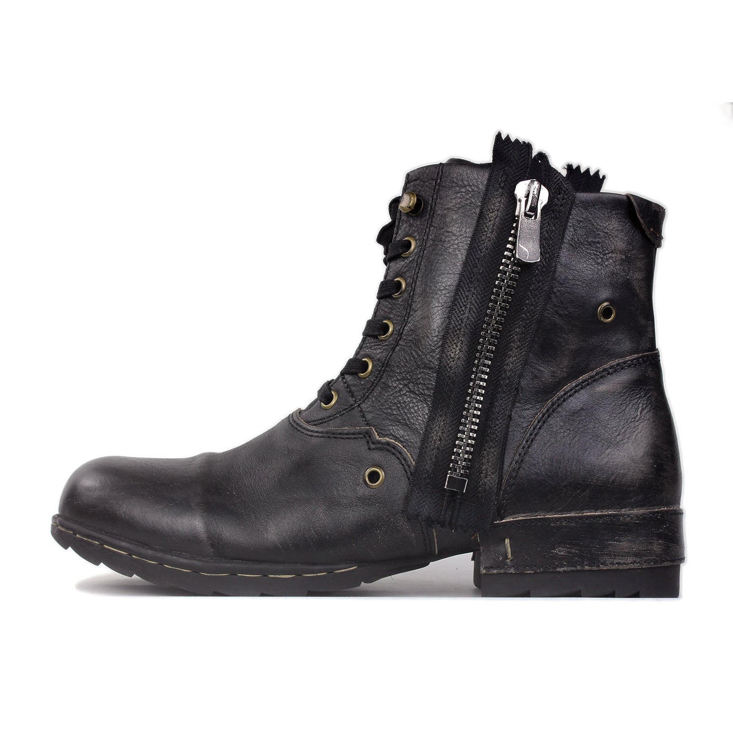 Botines de cuero para hombre OS-5008-8-E-F