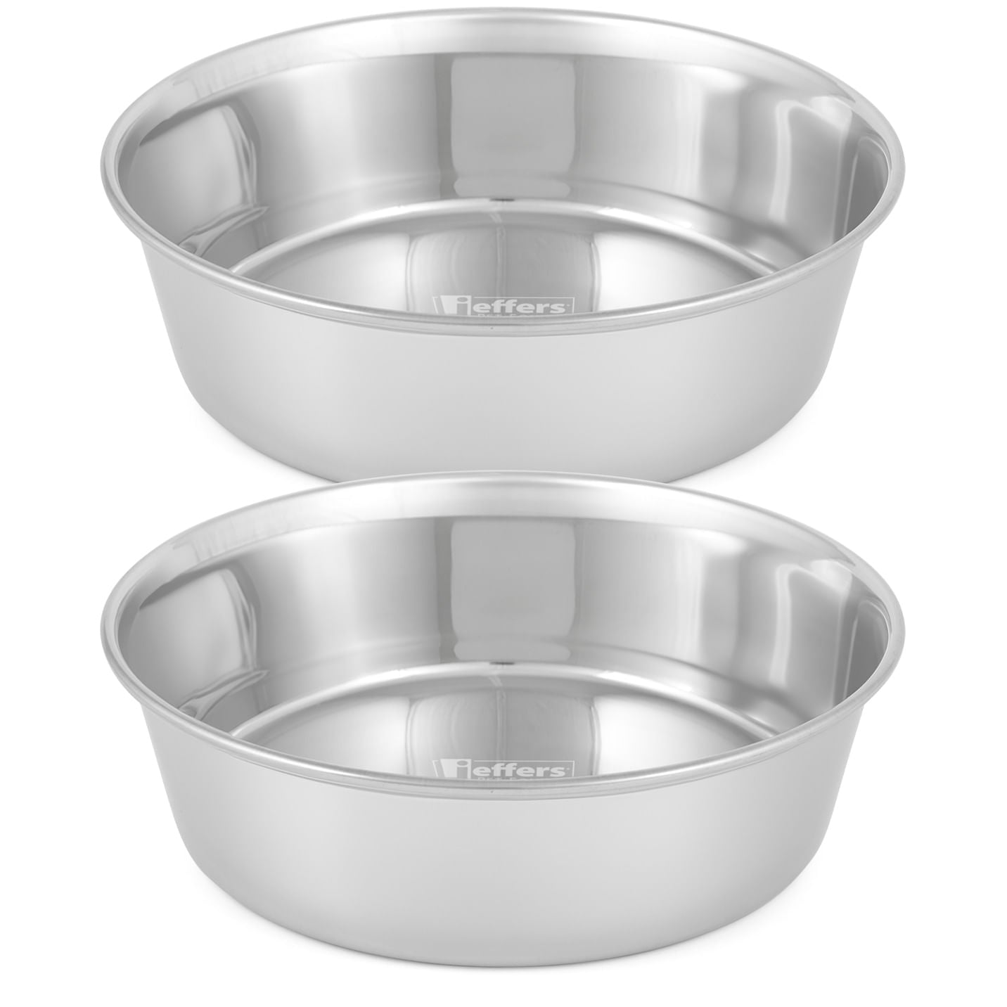 Tazones para mascotas de acero inoxidable de alta resistencia Jeffers – Duradero plato de comida y agua para mascotas, resistente a mordeduras, apto para lavavajillas