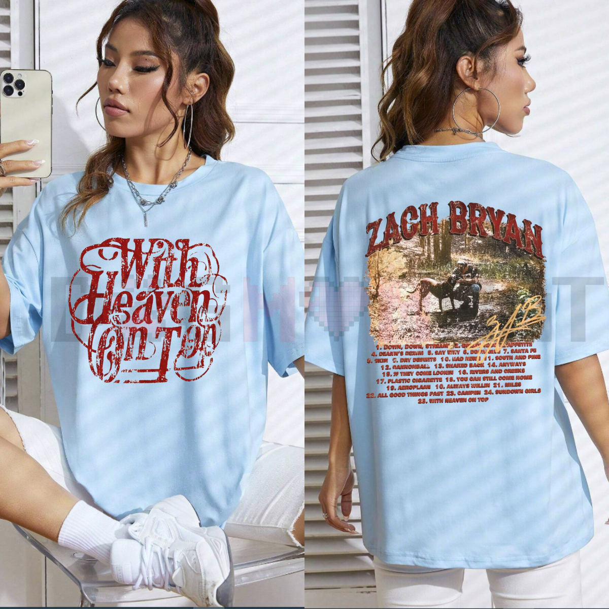 "With Heaven On Top" ZB Inspired T-Shirt