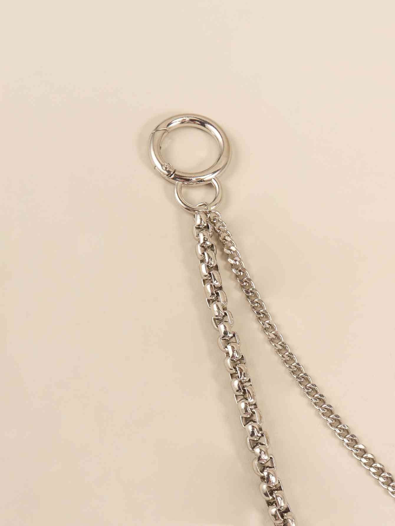 UrbanStyle Double-Layered Metal Chain Belt – Trendy Accessory for Outfit Elevation See size chart under “more details”