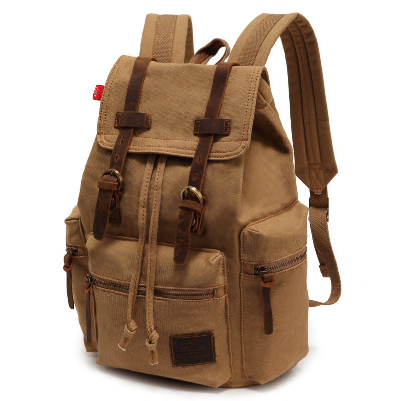 Canvas Backpack 15.6 Inches Large Capacity