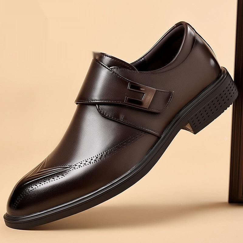 Men's Full-Grain Cowhide Leather Sneakers