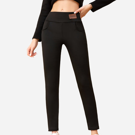 Pantalones Casuales con Abertura Alta y Detalle de Abertura Lateral | Fitiquefit
