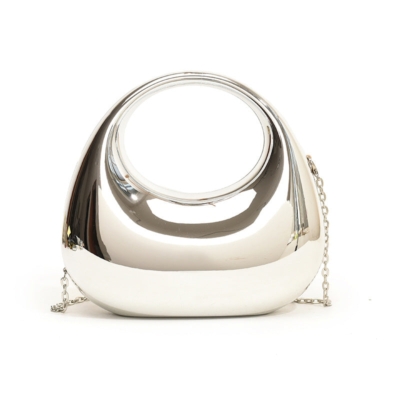 Acrylic Small Size Gold Handbag Chain Shoulder Oblique Handbag