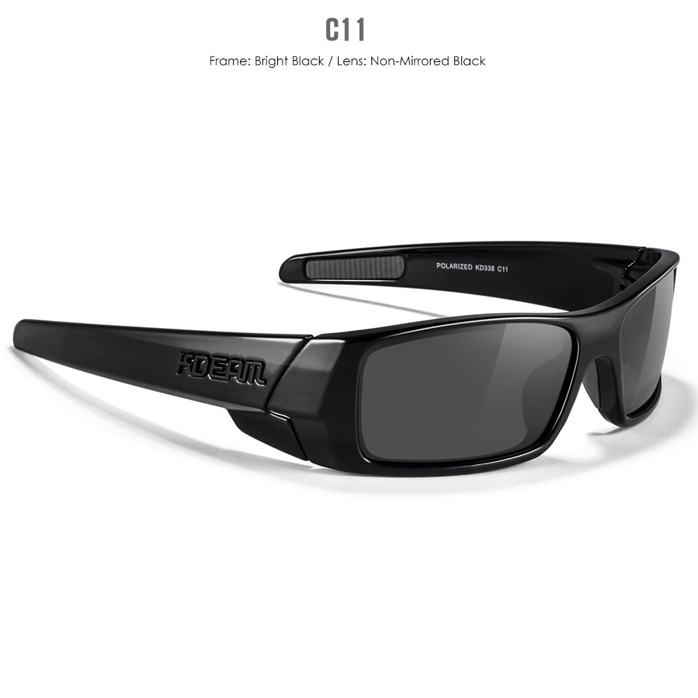 New Outdoor Sports Polarized Sunglasses Square Versatile Eye Protection Colorful Sunglasses