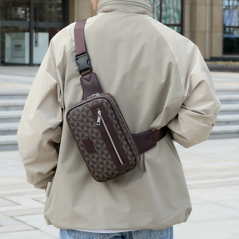 Men's Printed Crossbody Bag