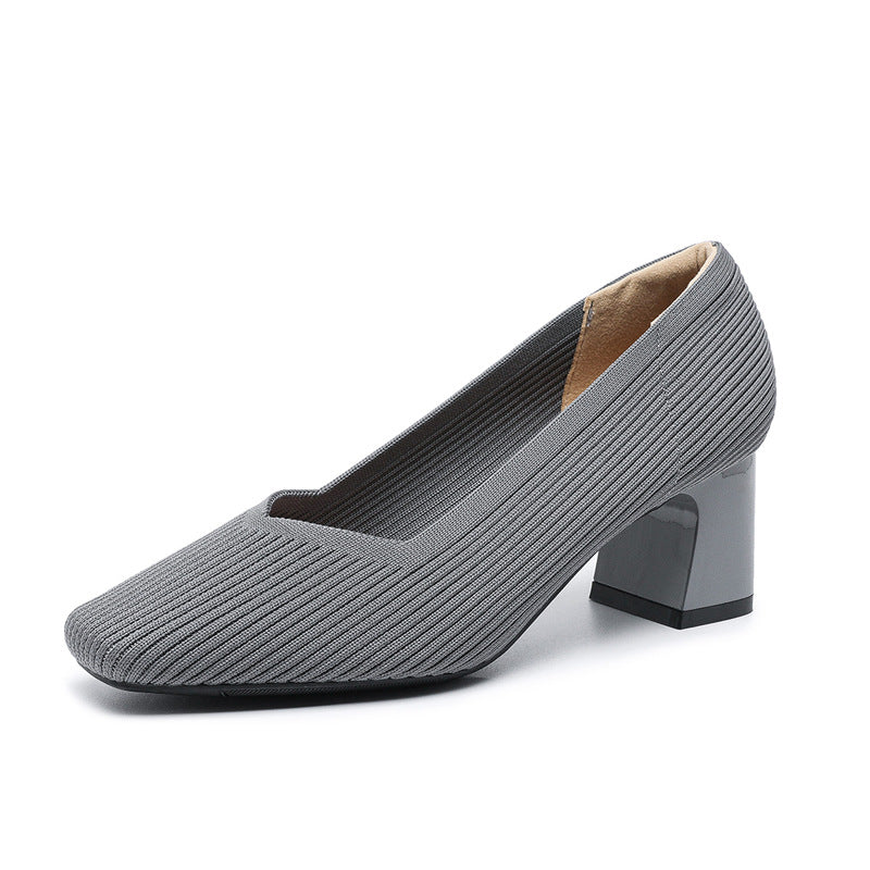 Women's Stiletto Knitted Heels