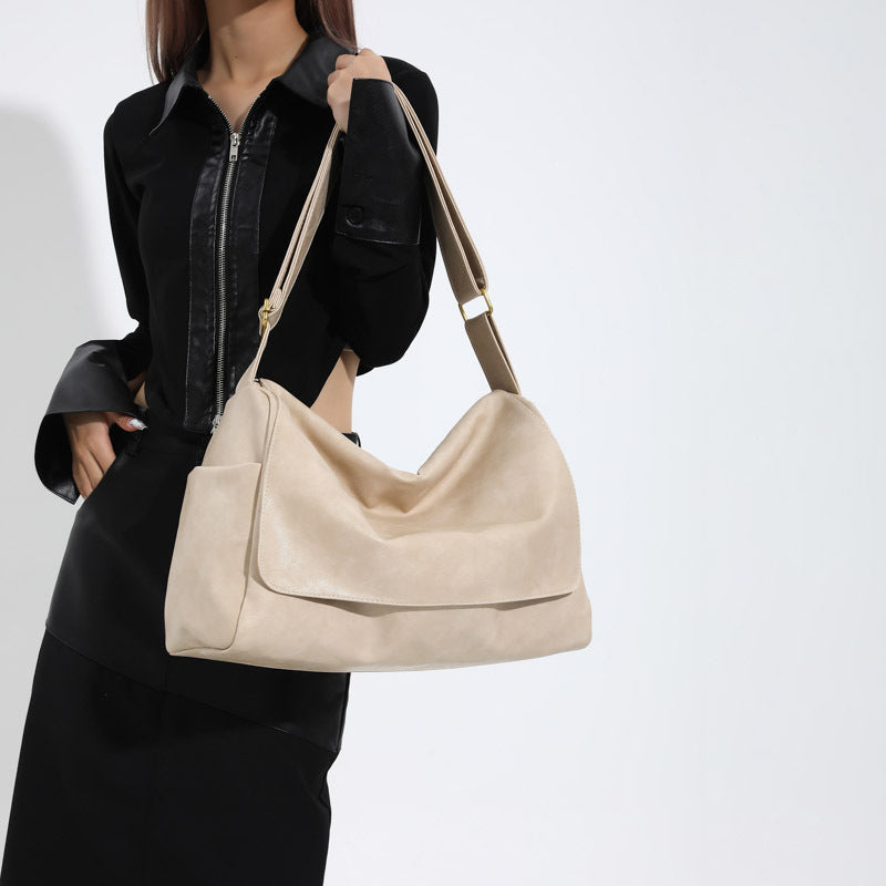 Bright Noodle One Shoulder Crossbody Simplicity Large Capacity Crossbody Bag