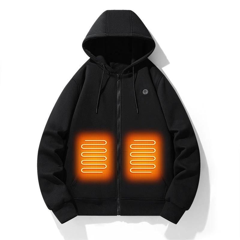 Men's Heating Hooded Constant Temperature Sweater