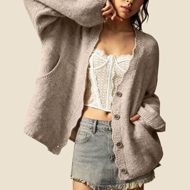 Womens Long-Sleeve Crew-Neck Sweater For Autumn And Winter