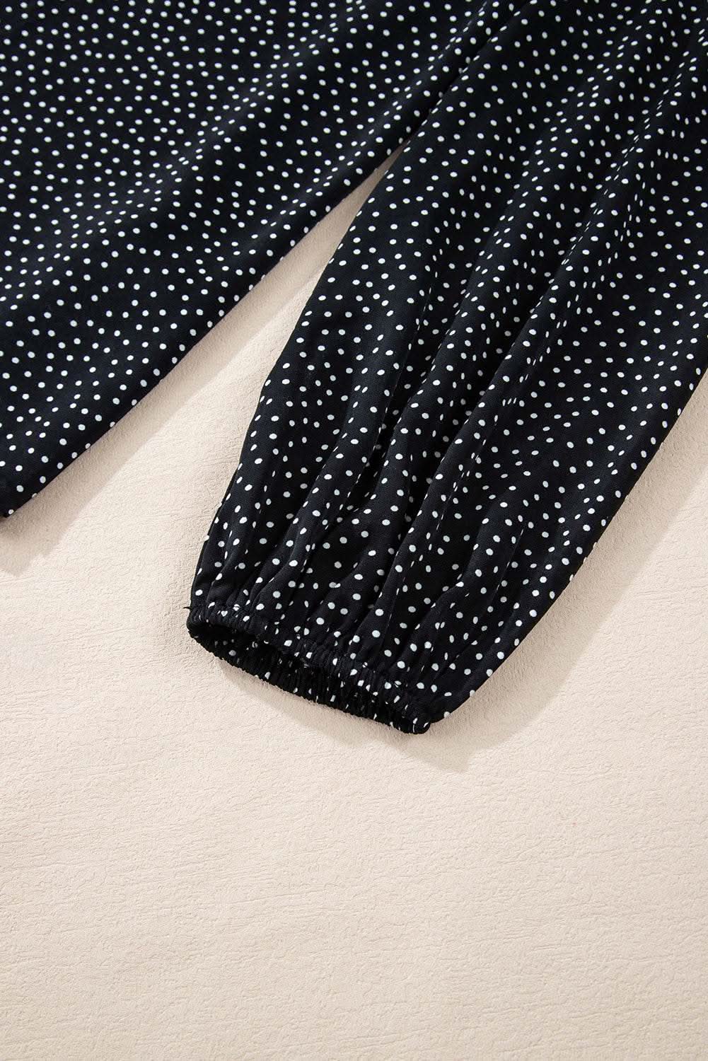 Pants Love Salve Black Leopard Print Women's Blouse V-Neck Stylish Plus Size Top