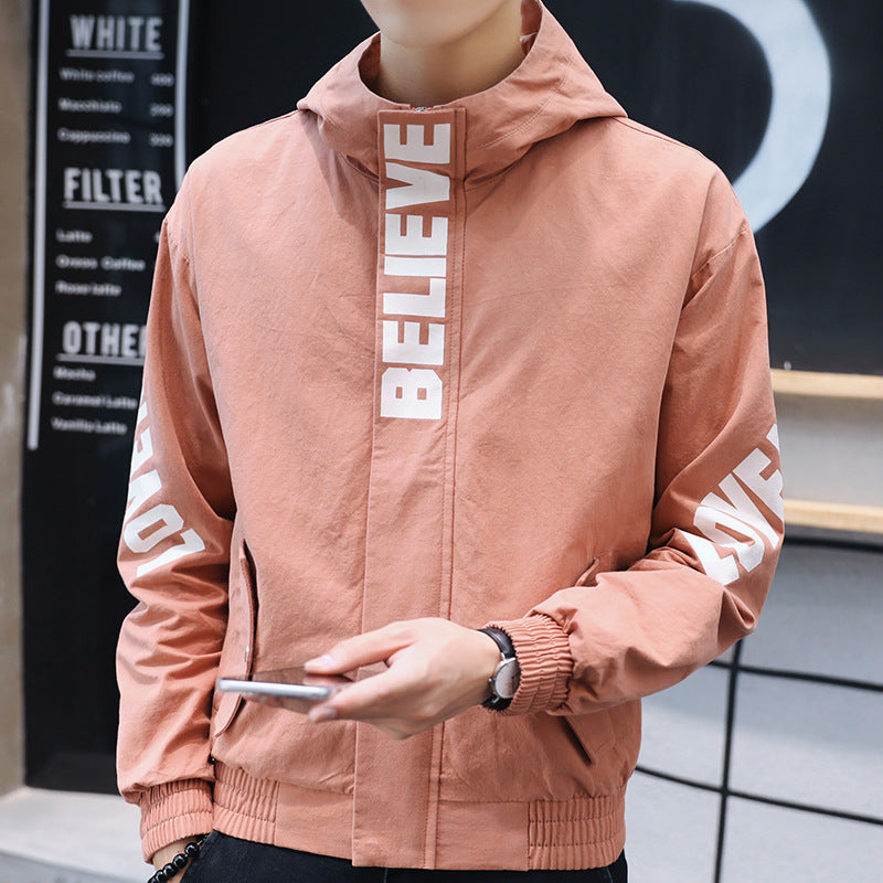 Men's Hooded Casual Work Jacket