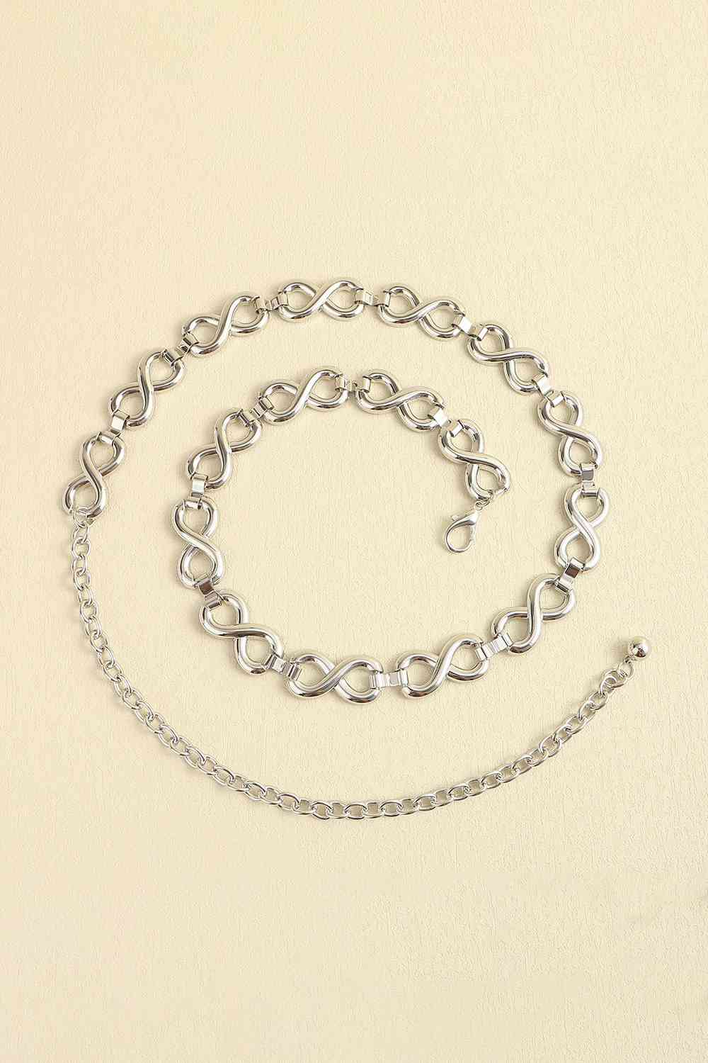Cinturón de aleación Elegance con broche de langosta – Diseño elegante y duradero