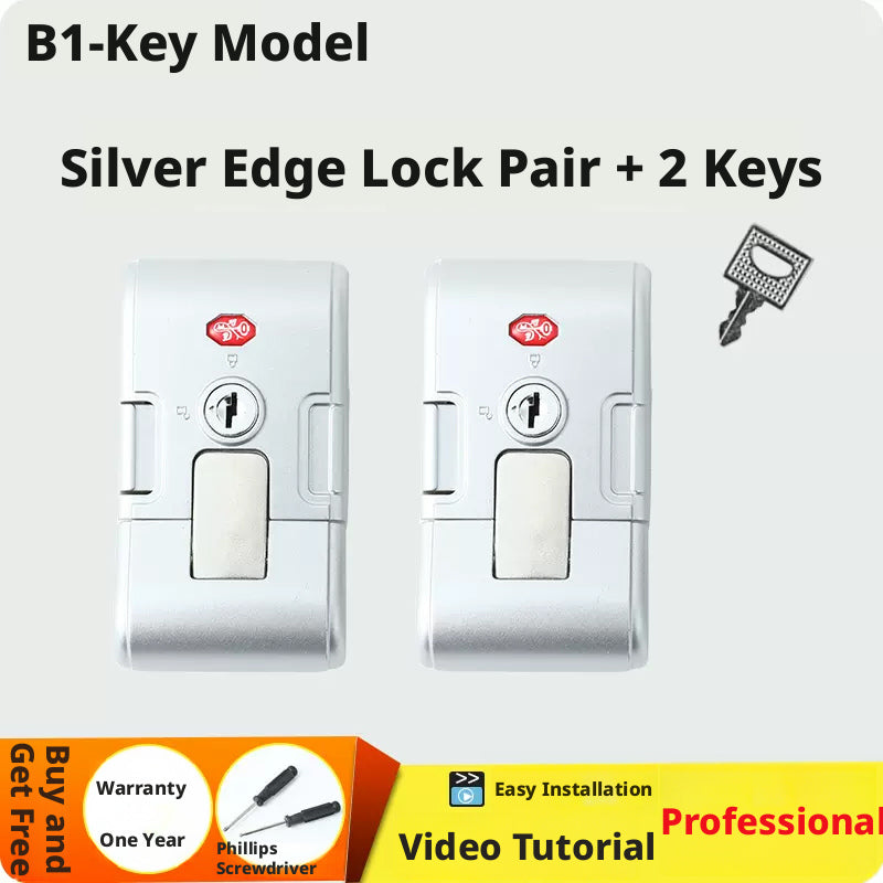 Luggage locker-paddle model-silver-1 piece