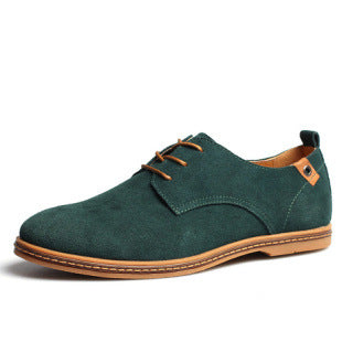 Men's Suede Lace-Up Wedges