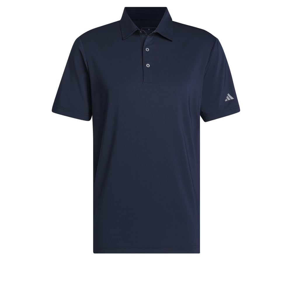 adidas Mens Ultimate365 Solid Polo Shirt Collegiate Navy Large