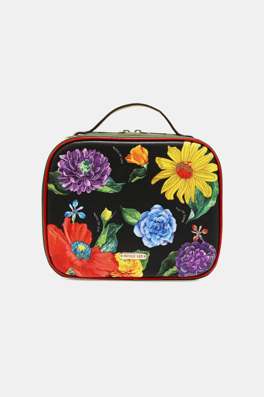 Bolso con estampado de Nicole Lee USA con tres bolsos pequeños
