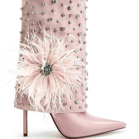 Botines de felpa para mujer con personalidad a la moda