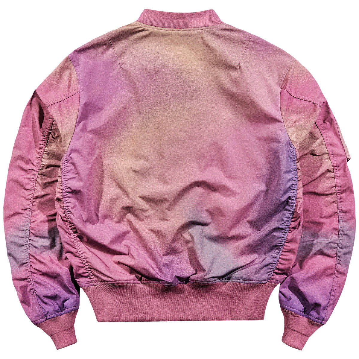 Men's Trendy Gradient Tie-dye Bomber Jacket