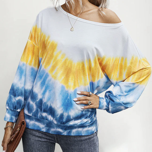 Sudadera con capucha degradada para mujer
