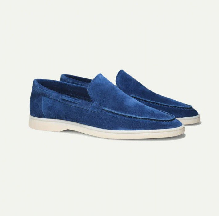 Men's Matte Suede Slip-On Loafers