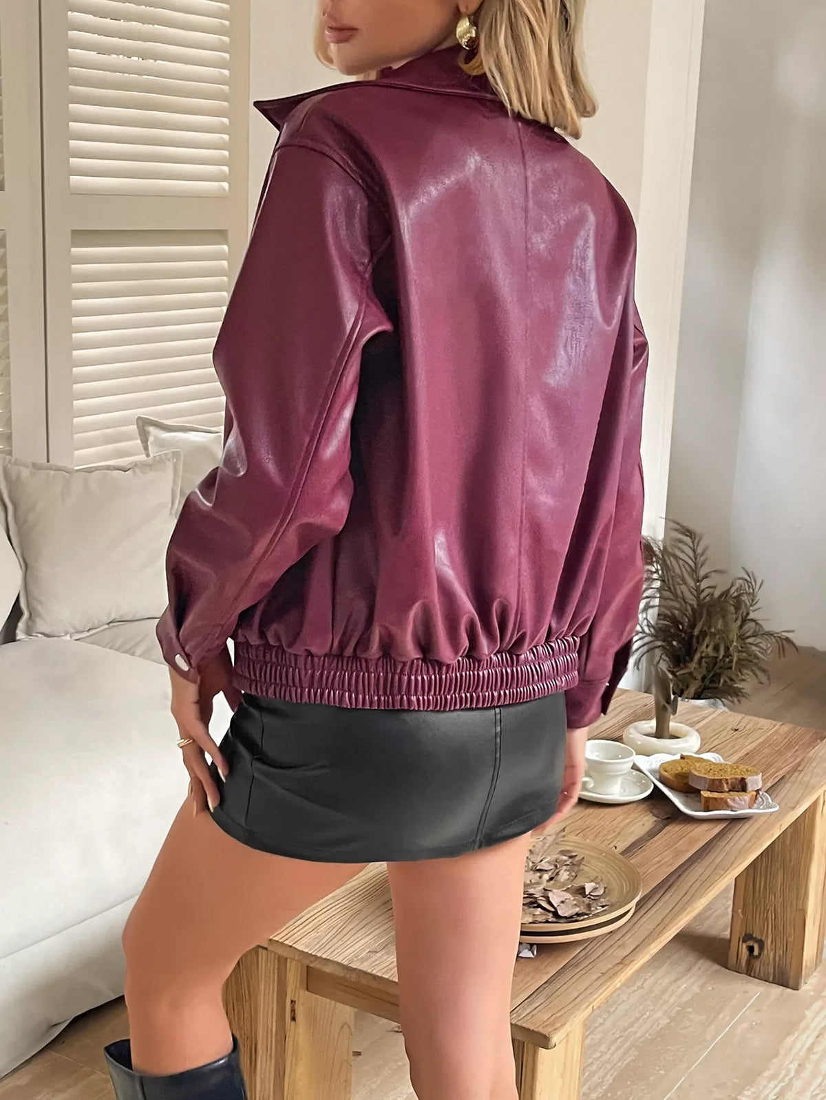 Zip Up Long Sleeve Jacket