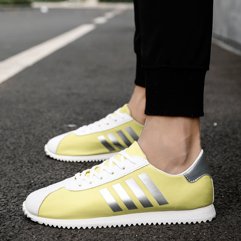Autumn Canvas White Shoes Men's Canvas Sneakers