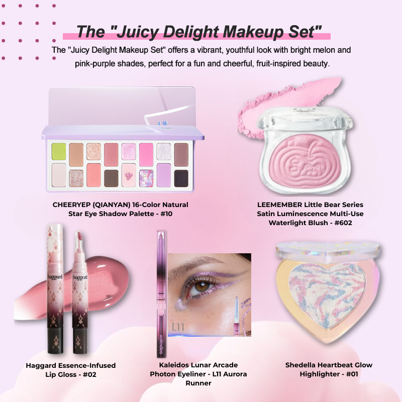 CHEERYEP (QIANYAN) 16-Color Natural Star Eye Shadow Palette - 10#Lively