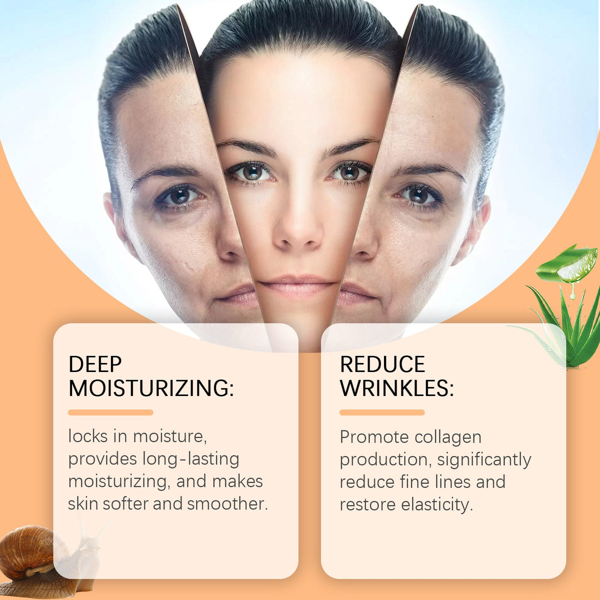 Skin care products Facial Serum Gentle Hydrating Moisturizing Nourishing Facial Skin Nourish Care