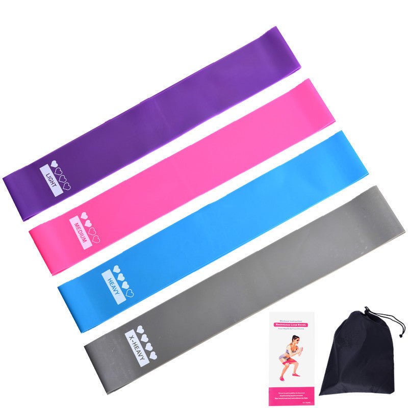 Bandas de Resistencia Selladas Elásticas para Glúteos, Deportes, Culturismo, Banda de Goma para Fitness, Gimnasio, Ligas, Equipo Deportivo, Mini Yoga