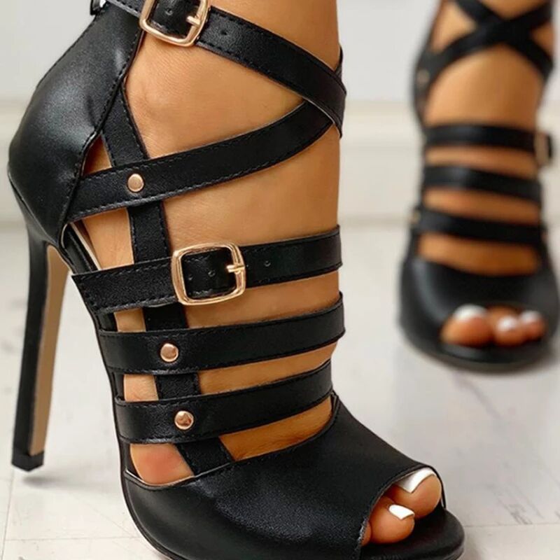 Women's Fish Mouth Stiletto Heels