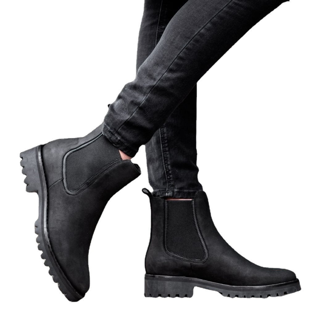 Women's Fashion Casual Platform Ankle Boots