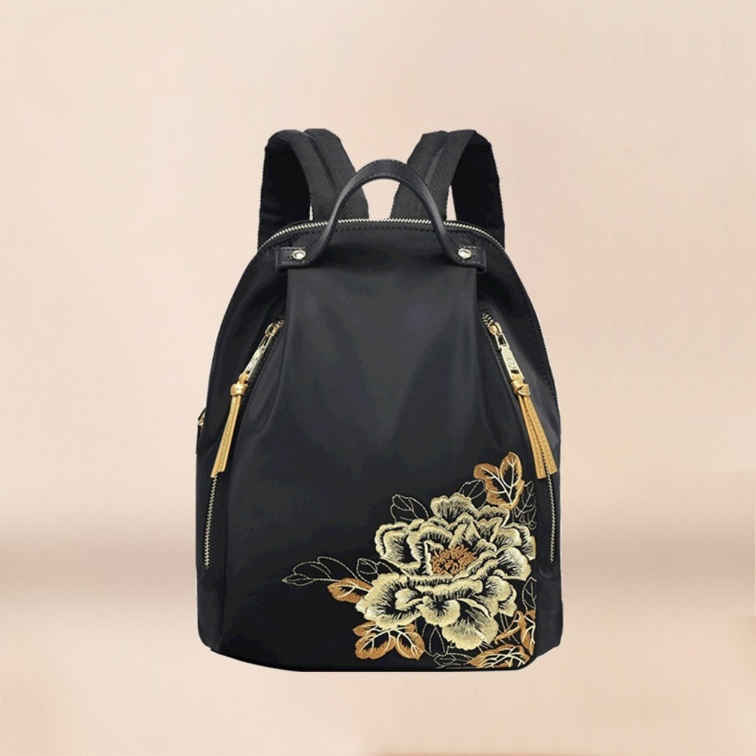 Pmsix Tianxu Chinese-style Embroidered Backpack Ethnic-style Lightweight Travel Bag